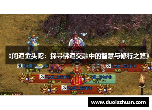 《问道金头陀：探寻佛道交融中的智慧与修行之路》